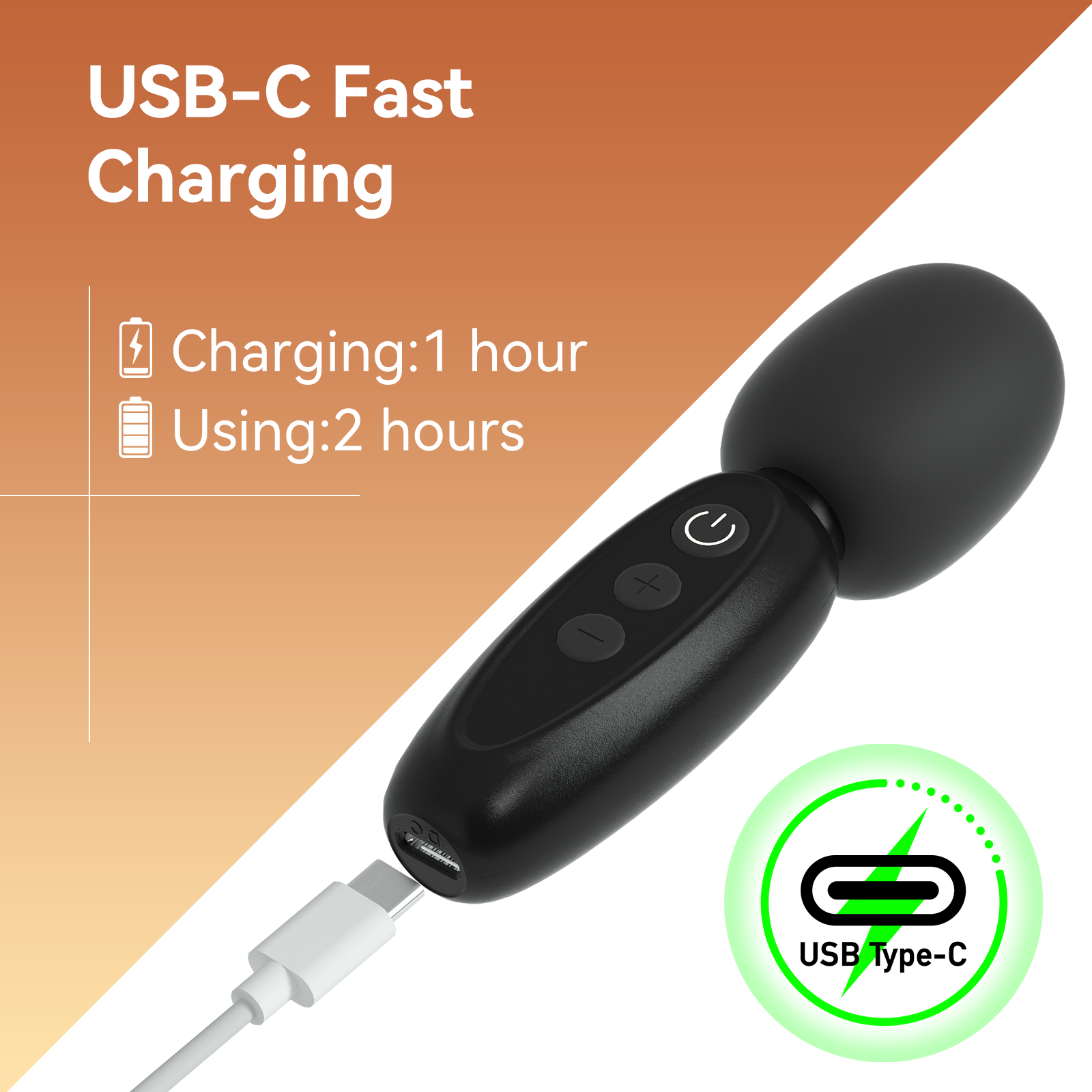 Mini Vibrator Wand Massager,Sex Toys for Women