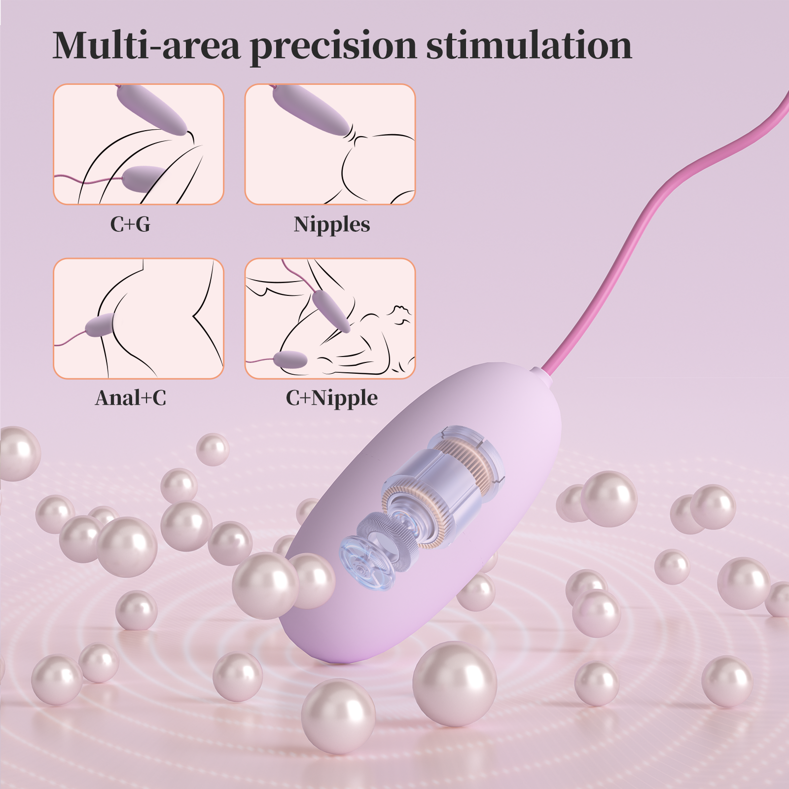 Remote Control Vibrator-Bullet Sex Toys for Her,Egg Vibrator with Remote,Mini Vibrating Egg Super Strong,Quiet Bullet Vibrators for Women Couples Female